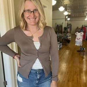 Mocha Cardigan